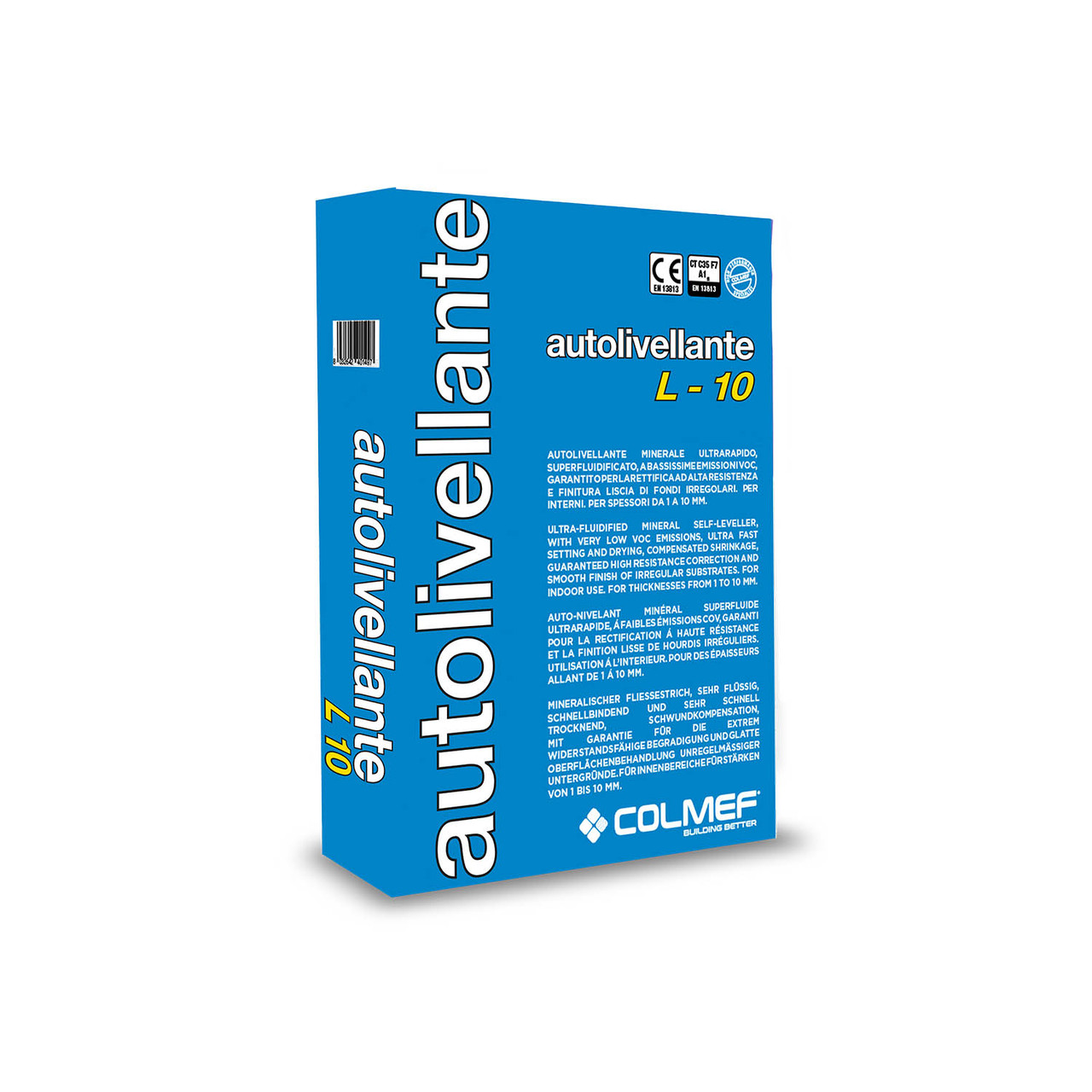 Цементна самовирівнююча суміш, нівелір, AUTOLIVELLANTE L10/Аутолівелланте Л-10 (1-10мм) пак..25 кг