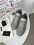 Чоловічі кросівки Portofino Gray шкіра сіра якість преміум, фото 3