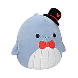 М'яка іграшка SQUISHMALLOWS – СИНІЙ КИТ САМІР (19 cm), фото 3