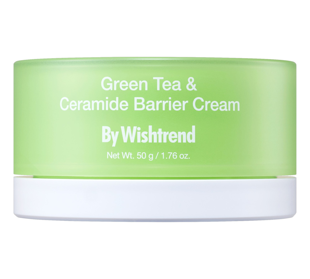 Відновлювальний крем BY WISHTREND Green Tea & Ceramide Barrier Cream 50 мл із зеленим чаєм та церамідами, фото 1