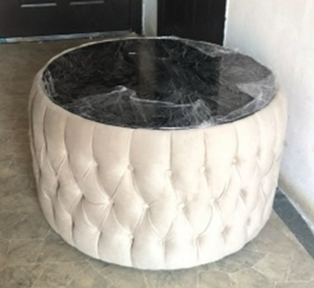 Пуф-столик OLB, оббивка на вибір