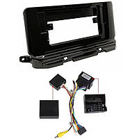 Перехідний штатний комплект із проводкою до Android магнітоли Skoda Octavia 4 2019-2021 Black