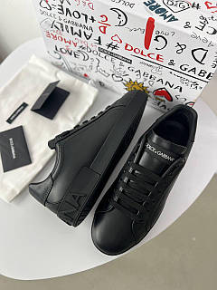 Кросівки чоловічі Portofino Black чорний шкіра якість преміум