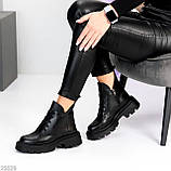 Женские коричневые ботинки, женские кожаные челси , женские ботинки демисезонные, натуральные женские ботинки, фото 7