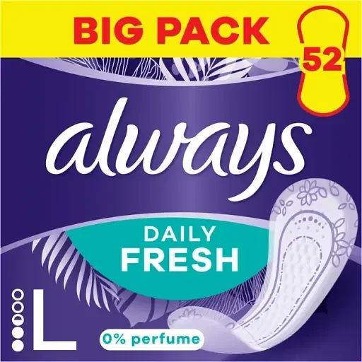 Щоденні прокладки Always Daily Fresh Long Без запаху 52 шт., фото 1