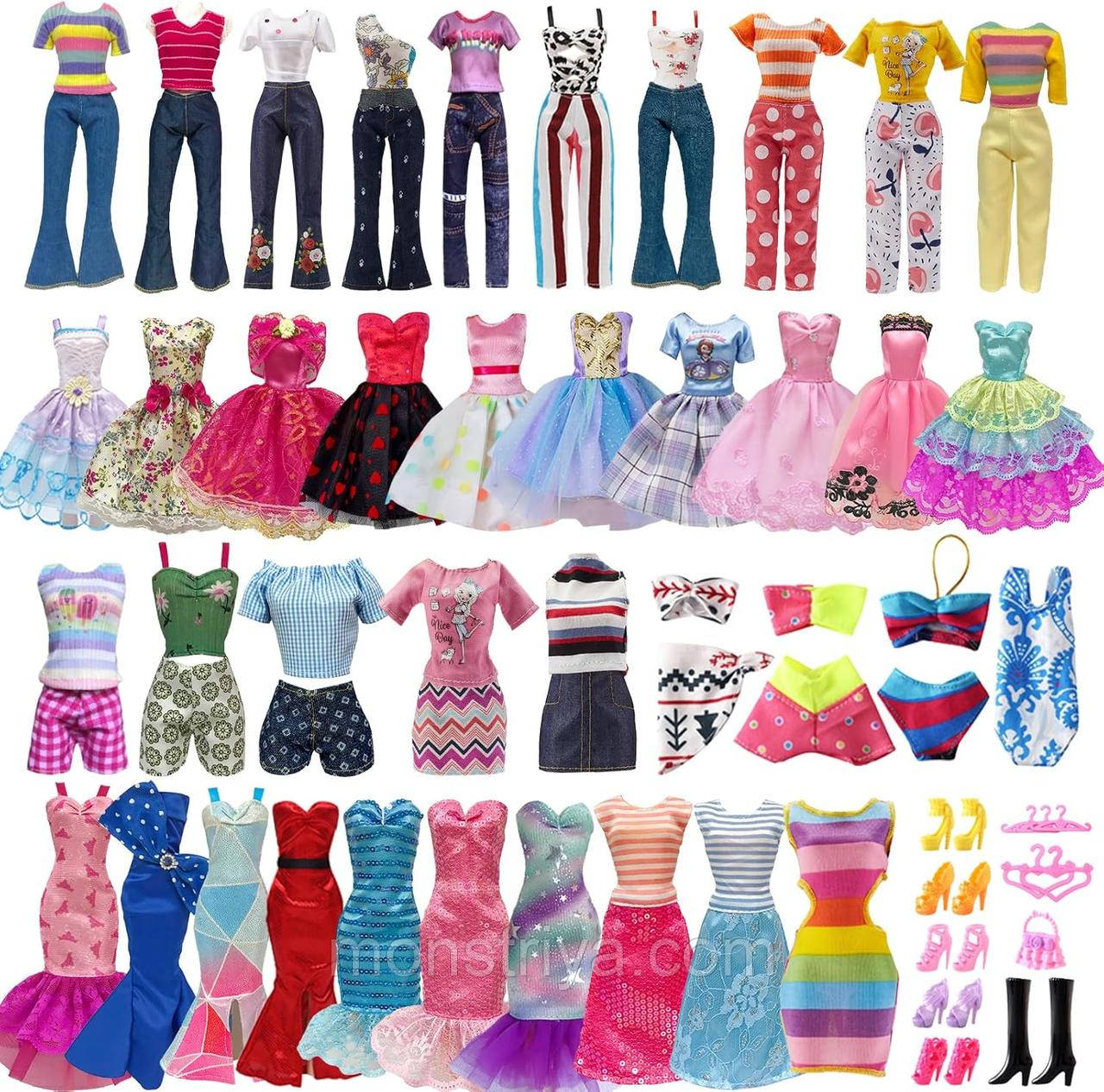 Набір одягу для ляльки Барбі , 3О ПРЕДМЕТІВ
