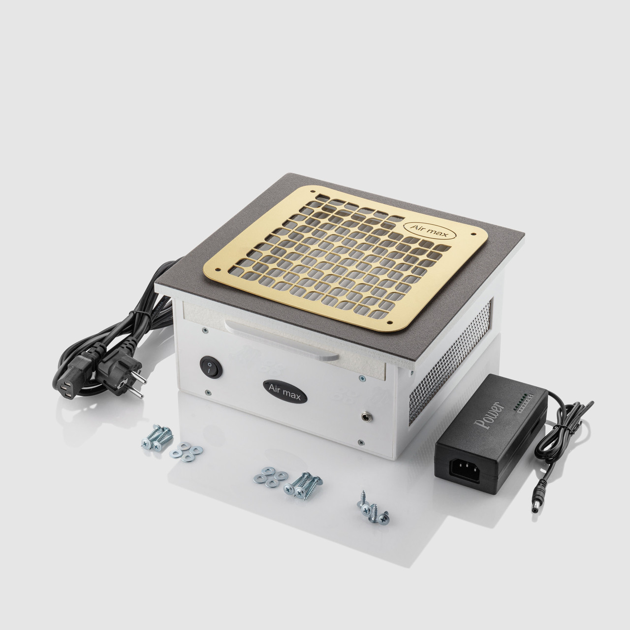 Врізна манікюрна витяжка VF12 Gold з фільтром, фото 1