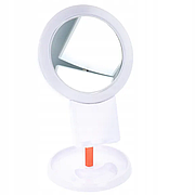 Дзеркало косметичне настільне із підставкою для телефона  LED підсвіткою Bailong BL-JG-003