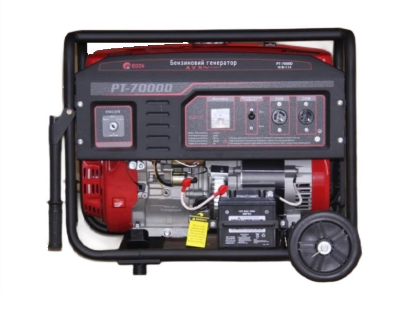 Генератор бензиновий Edon PT-7000D, фото 1