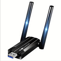 Двохдіапазонний USB 3.0 Wi-Fi 5 1300Mbps адаптер 2.4/5GHz