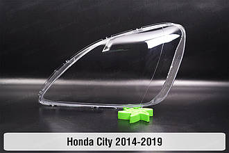 Скло фари Honda City (2014-2019) ліве