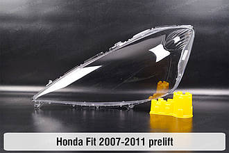 Скло фари Honda Fit (2007-2011) дорест ліве