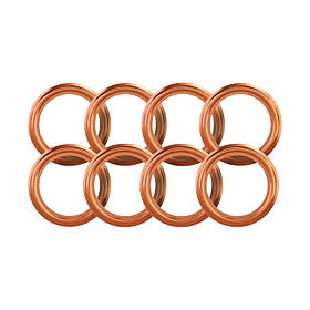 Шайба мідна; 9х15-0,9мм; 8 штук;