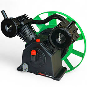 Потужна компресорна голова Profinstrument VA-100 (10 атм, 1050 л/хв), компресорний блок.