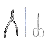 Набір стартовий Staleks CLASSIC 3в1 для обрізного манікюру: Кусачки 8 мм, Ножиці та Лопатка