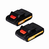 Акумуляторний шуруповерт з аксесуарами 2Аг Kraft&Dele KD3086., фото 9