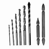 Акумуляторний шуруповерт з аксесуарами 2Аг Kraft&Dele KD3086., фото 5