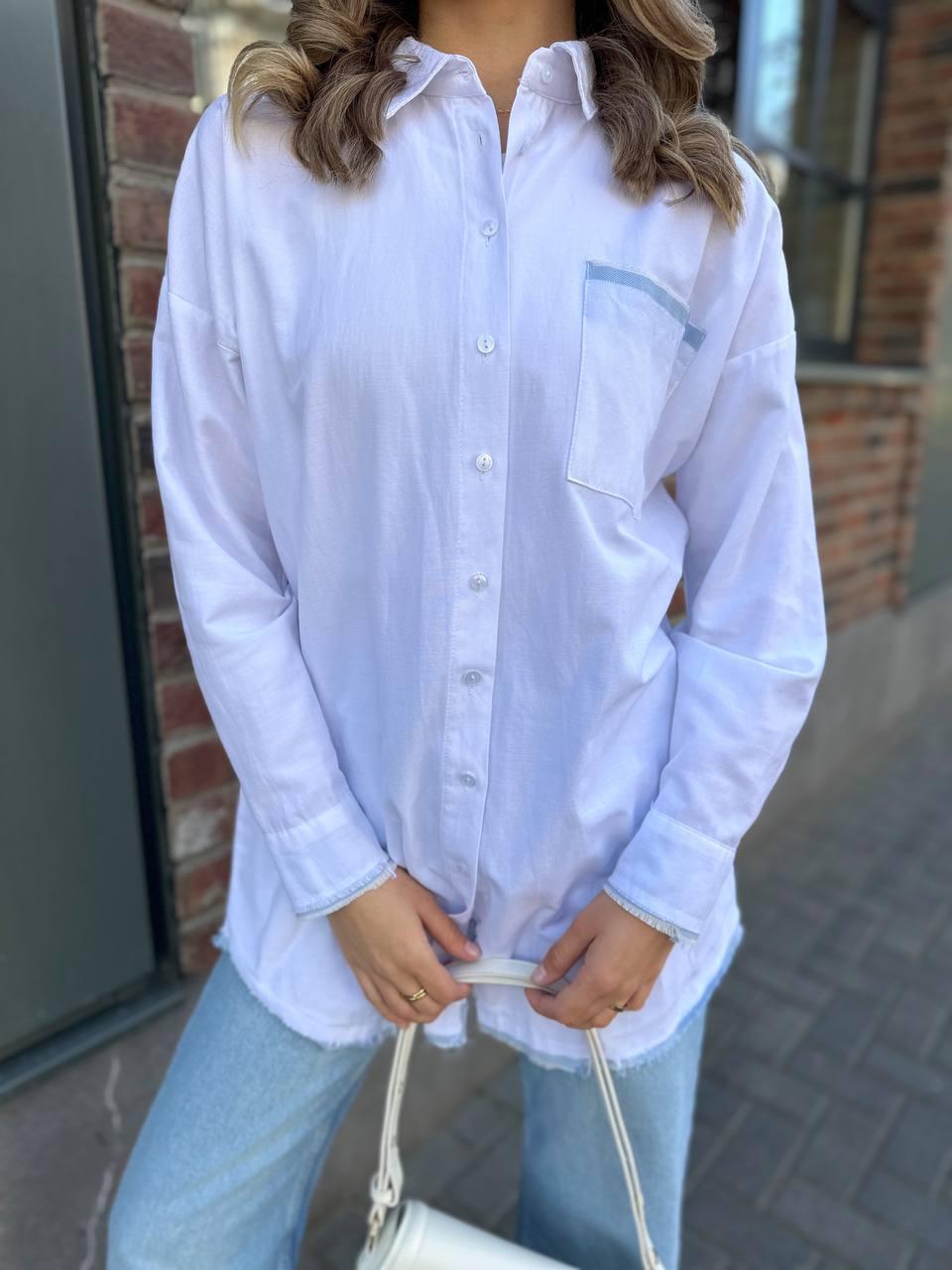 Сорочка жіноча Туреччина Модель: 1466-026 Колір: білий, фото 1