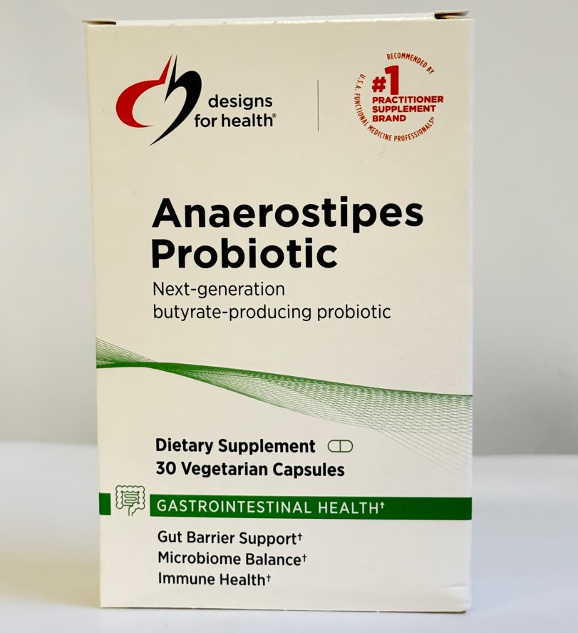 Designs for Health Anaerostipes Probiotic / Пробіотик Анаеростипес 30 капсул, фото 1