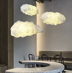 Підвісний світильник із плафоном-хмарою 60х30 см MJ213-500