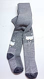 Колготки дитячі зимові махрові 110-116 ТМ Duna "Дюна" (колготи дитячі махрові) 4463-1886-сірий, фото 3