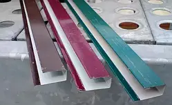 Планка П-подібна для профнастилу, П-образна планка для забору, Купити П-подібну планку на паркан.