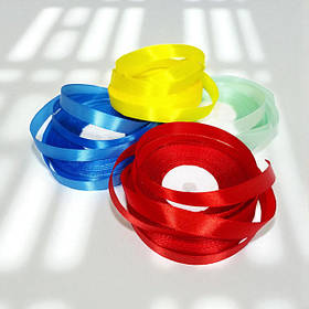 Стрічки атласні однотонні 1,2см.