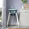 Стілець для годування IKEA ANTILOP Зі стільницею Сіро-блакитний / білий 695.978.89, фото 4