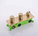 Душова система прихованого монтажу FUTURA 6056BG Матове золото, фото 6