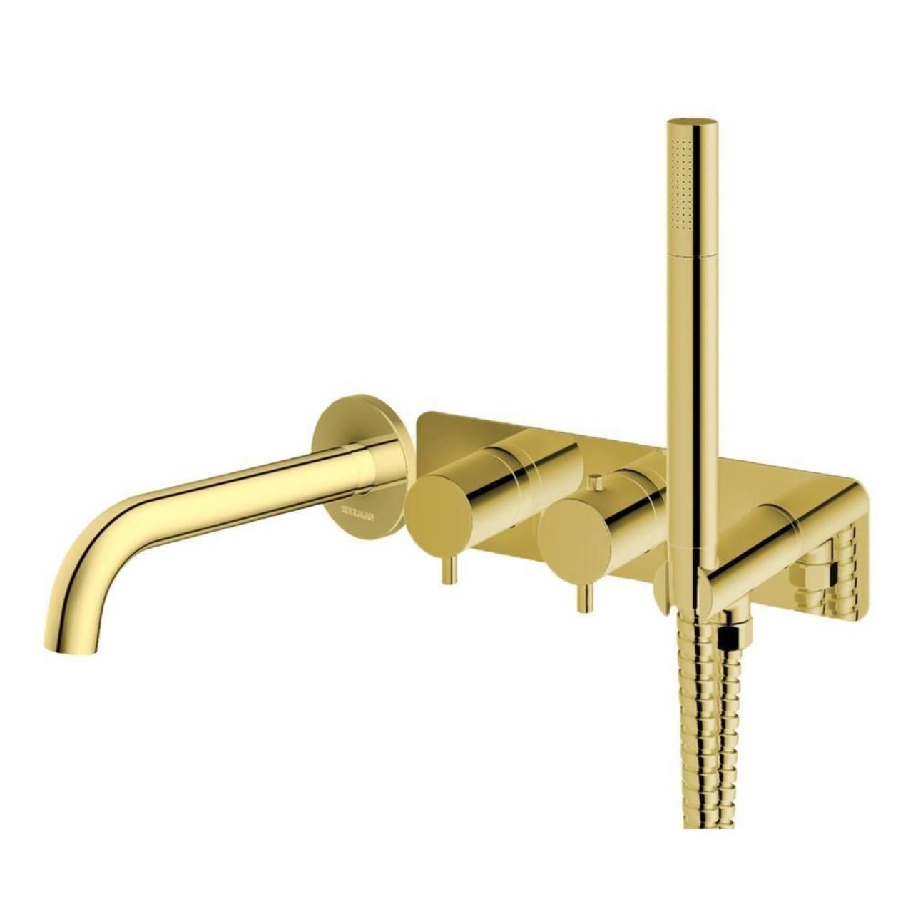 Душова система прихованого монтажу FUTURA 6056BG Матове золото, фото 1