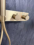 Душова система прихованого монтажу FUTURA 6056BG Матове золото, фото 4