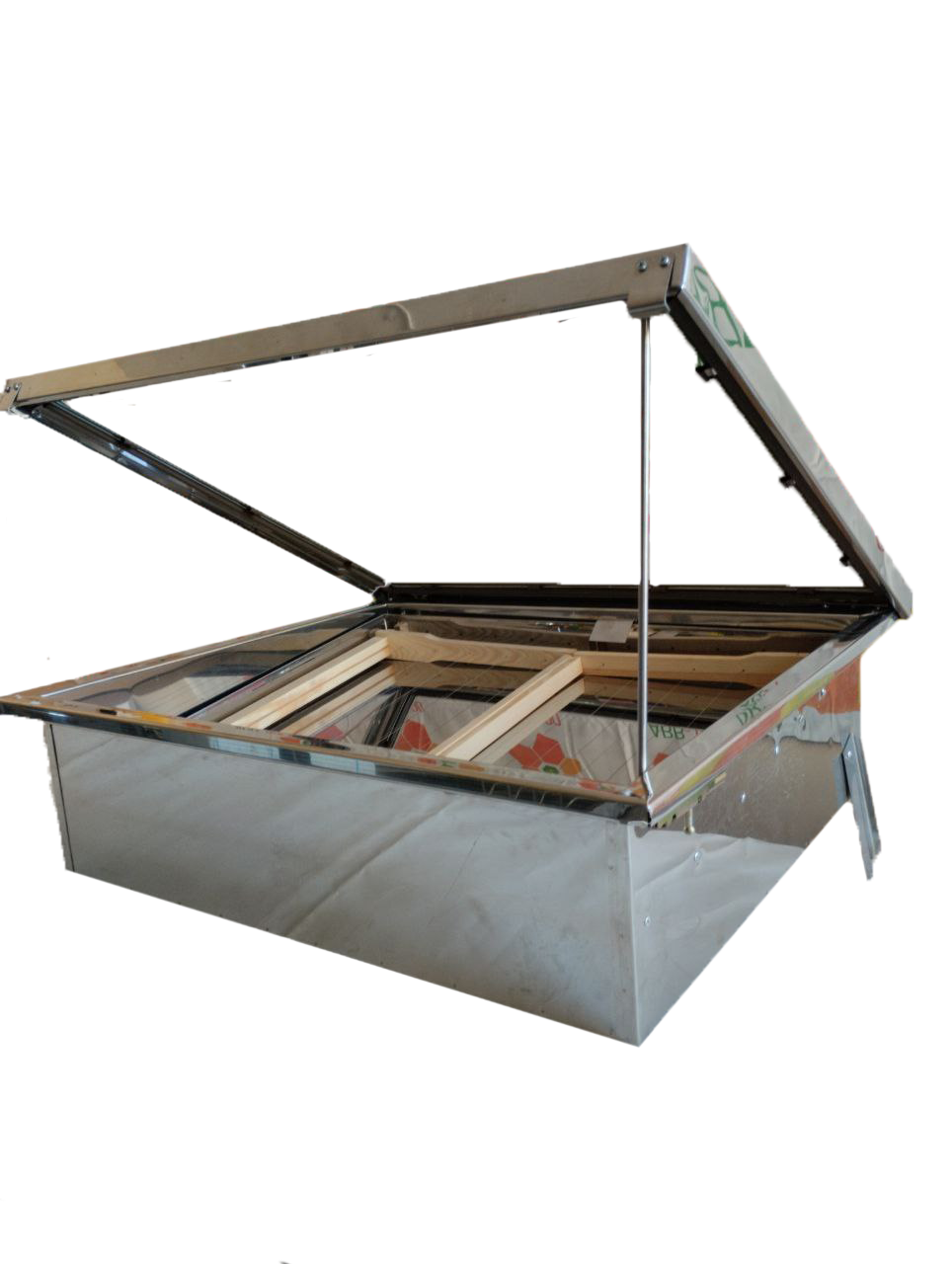 Сонячна Воскотопка на 2 рамки, арматура з нержавіючої сталі AISI 430 під Українську рамку, фото 1