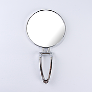 Дзеркало косметичне настільне 6 дюймів для щоденного макіяжу Кругла Сріблястий