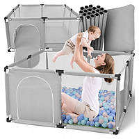 Манеж дитячий ігровий з кульками 30 шт. 125х125см сухий басейн