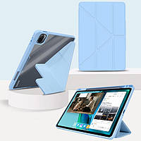 Чохол Clear Acrylic Xiaomi Redmi Pad 2 Pro 12.1" (2025) Y-type з магнітною застібкою Блакитний