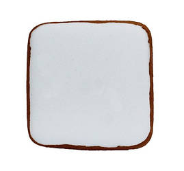 Пряник медово-імбирний з індивідуальним харчовим друком, форма "Квадрат" 4.5*4.5см 15г