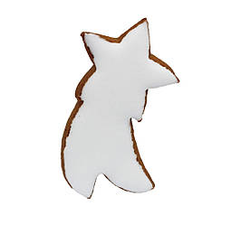 Пряник медово-імбирний з індивідуальним харчовим друком, форма "Зірка фігурна" 8*4см 14г