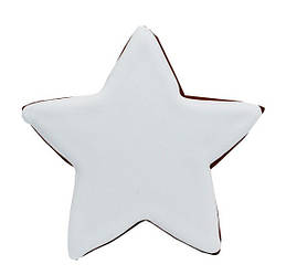 Пряник медово-імбирний з індивідуальним харчовим друком, форма "Зірка" 4*4см 9г