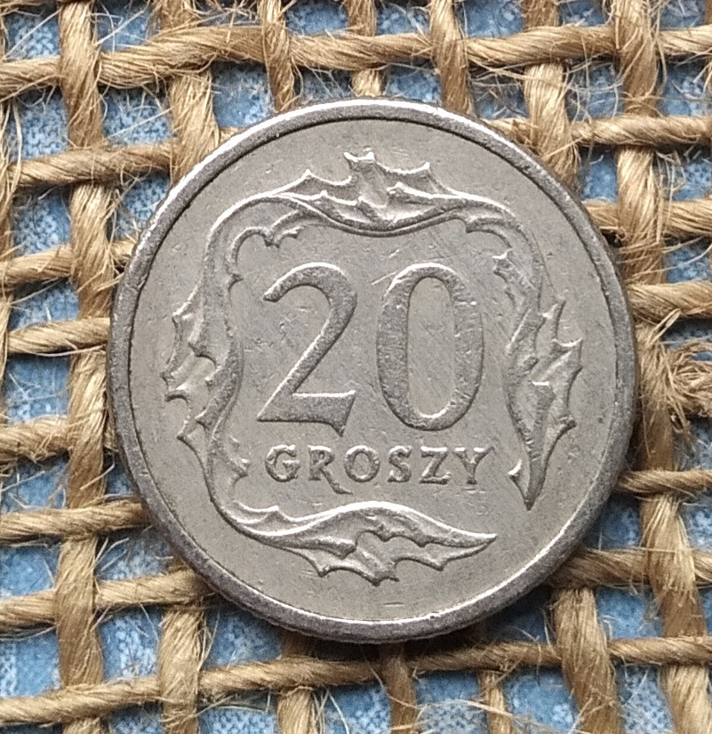 20 грошей 1991 року. Польща, фото 1