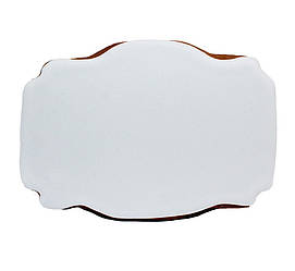 Пряник медово-імбирний з індивідуальним харчовим друком, форма "Прямокутник - листівка" 9*12.5см 83г