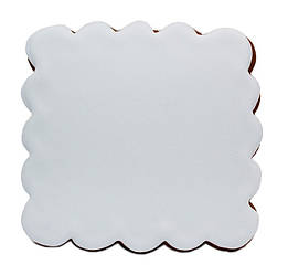 Пряник медово-імбирний з індивідуальним харчовим друком, форма "Квадрат - фігурний" 7.5*7.5см 49г