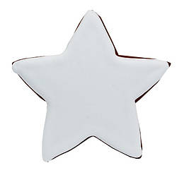 Пряник медово-імбирний з індивідуальним харчовим друком, форма "Зірка" 10*10см 40г