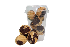 Горішки зі згущеним молоком "Крафт печиво" "Інь-Янь" в стакані 225г 9шт/уп