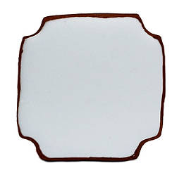 Пряник медово-імбирний з індивідуальним харчовим друком, форма "Квадрат - Восьмикутник" 11*11см 85г