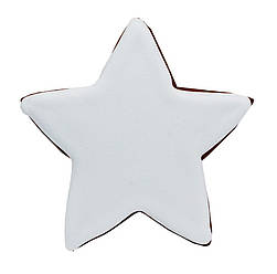 Пряник медово-імбирний з індивідуальним харчовим друком, форма "Зірка" 13*13см 62г