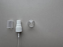 5 мл Круглий прозорий ПЕТ флакон з розпилювачем пластиковим білим 18/410 пшикалка атомайзер, фото 5