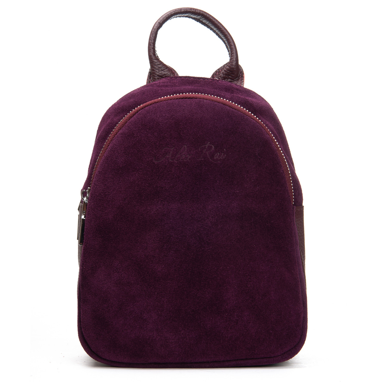 Жіночий рюкзак замш шкіра 2058 red. Купити жіночі рюкзаки гуртом і в роздріб із натуральної шкіри в Україні