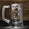 Бокал для пива з гравіюванням Момент клювання - оригінальний подарунок для любителя риболовлі, фото 2