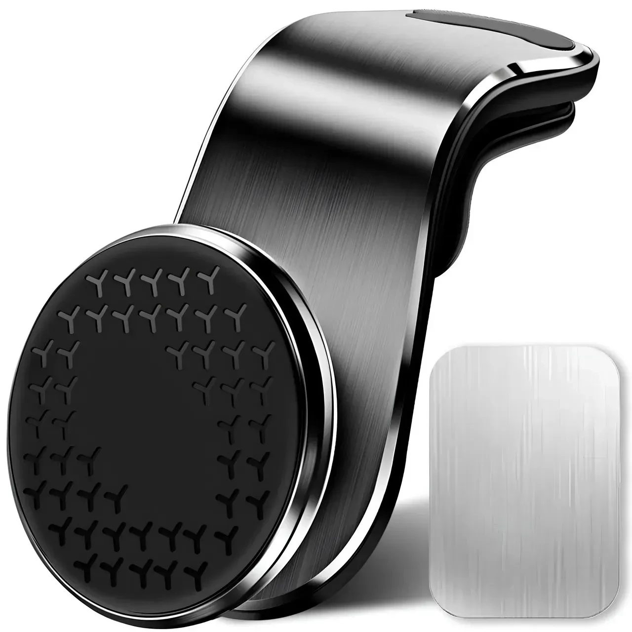 Магнітний Автомобільний Тримач Dolanbia (Чорний) | На Дефлектор / Вентиляційну Решітку, фото 1