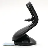 Магнітний Автомобільний Тримач Dolanbia (Чорний) | На Дефлектор / Вентиляційну Решітку, фото 4